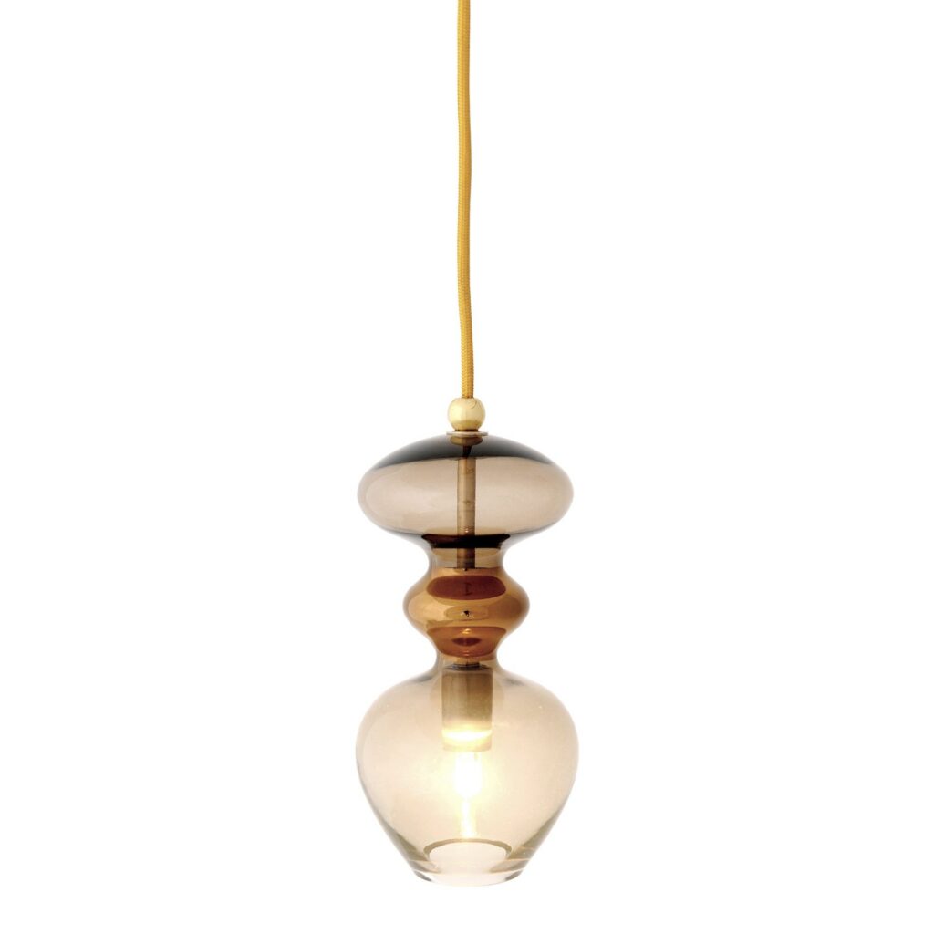 Futura lamp base chestnut brown gold base – Ekskluzywne lampy EBB&FLOW | bihome.pl
