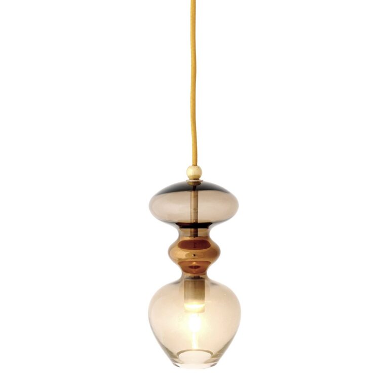 Futura lamp base chestnut brown gold base – Ekskluzywne lampy EBB&FLOW | bihome.pl