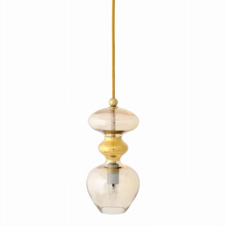 Futura lamp base golden smoke gold base – Ekskluzywne lampy EBB&FLOW | bihome.pl