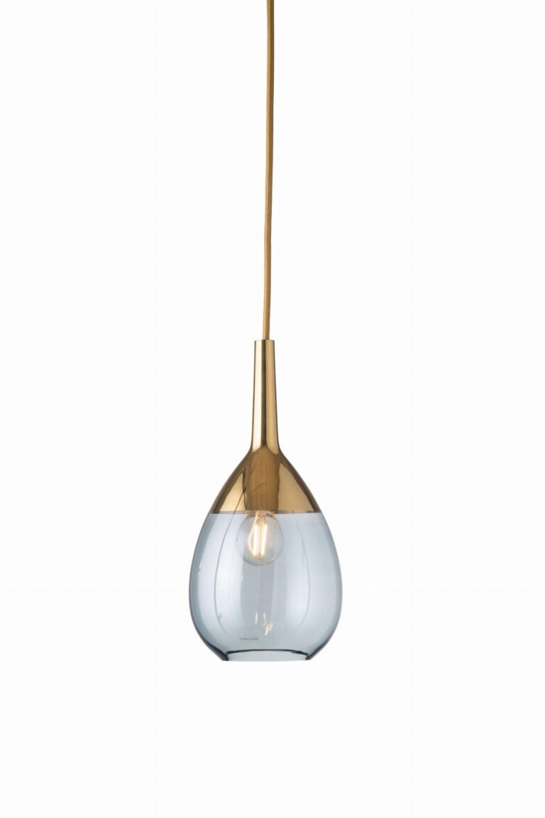 Lute lamp base topaz blue gold gold base – Ekskluzywne lampy EBB&FLOW | bihome.pl