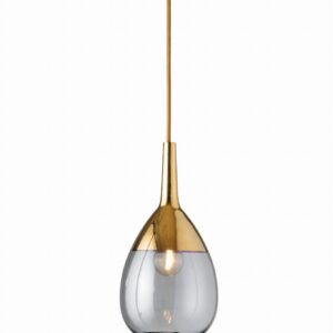 Lute lamp base smokey grey gold gold base – Ekskluzywne lampy EBB&FLOW | bihome.pl