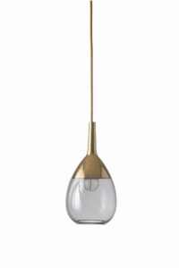 Lute lamp base smokey grey gold gold base – Ekskluzywne lampy EBB&FLOW | bihome.pl