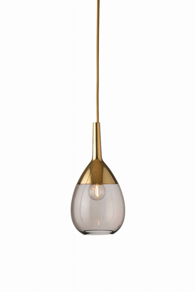 Lute lamp base chestnut brown gold gold base – Ekskluzywne lampy EBB&FLOW | bihome.pl