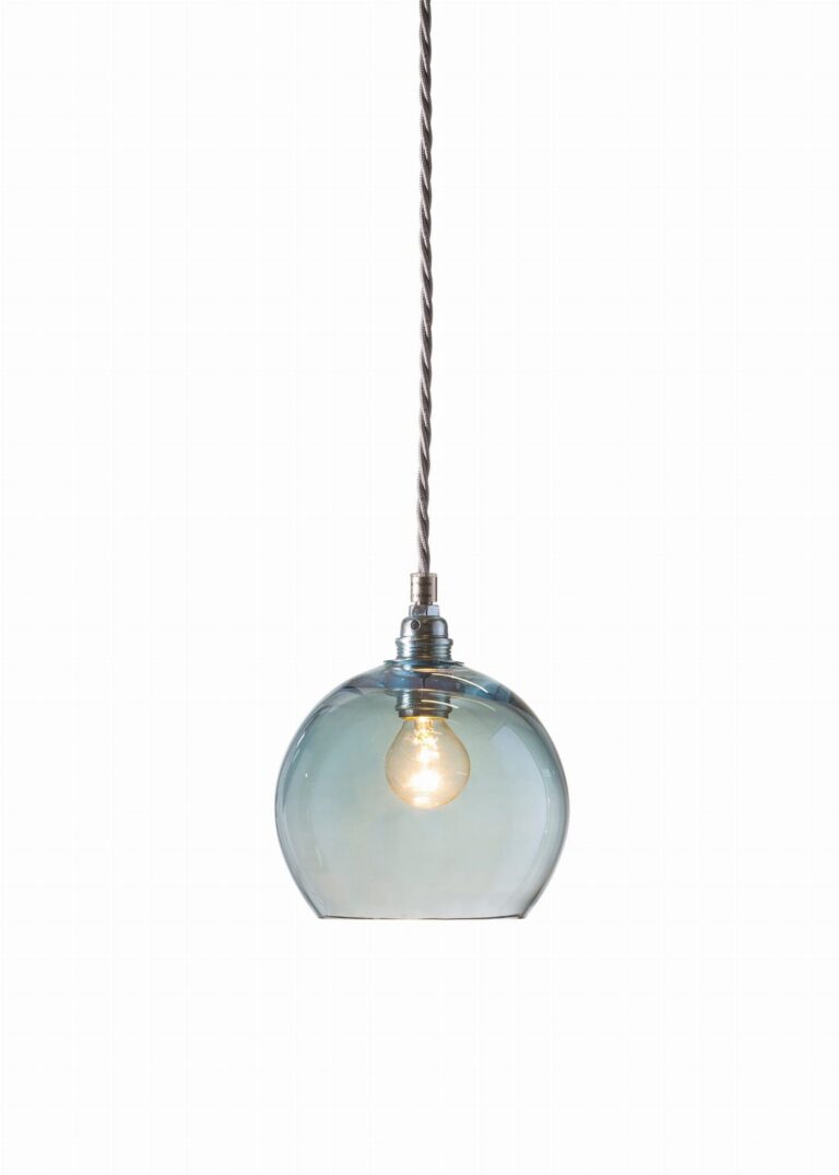 Rowan lampa ścienna topaz blue – Ekskluzywne lampy EBB&FLOW | bihome.pl