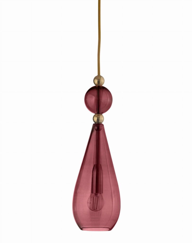 Lampa Smykke Ruby Szkło EBB&Flow – Lampy Smykke | bihome.pl