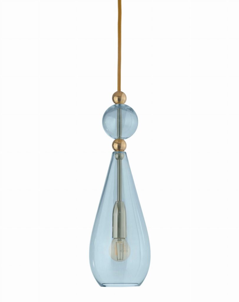 Lampa Smykke Topaz Blue szkło EBB&Flow – Lampy Smykke | bihome.pl