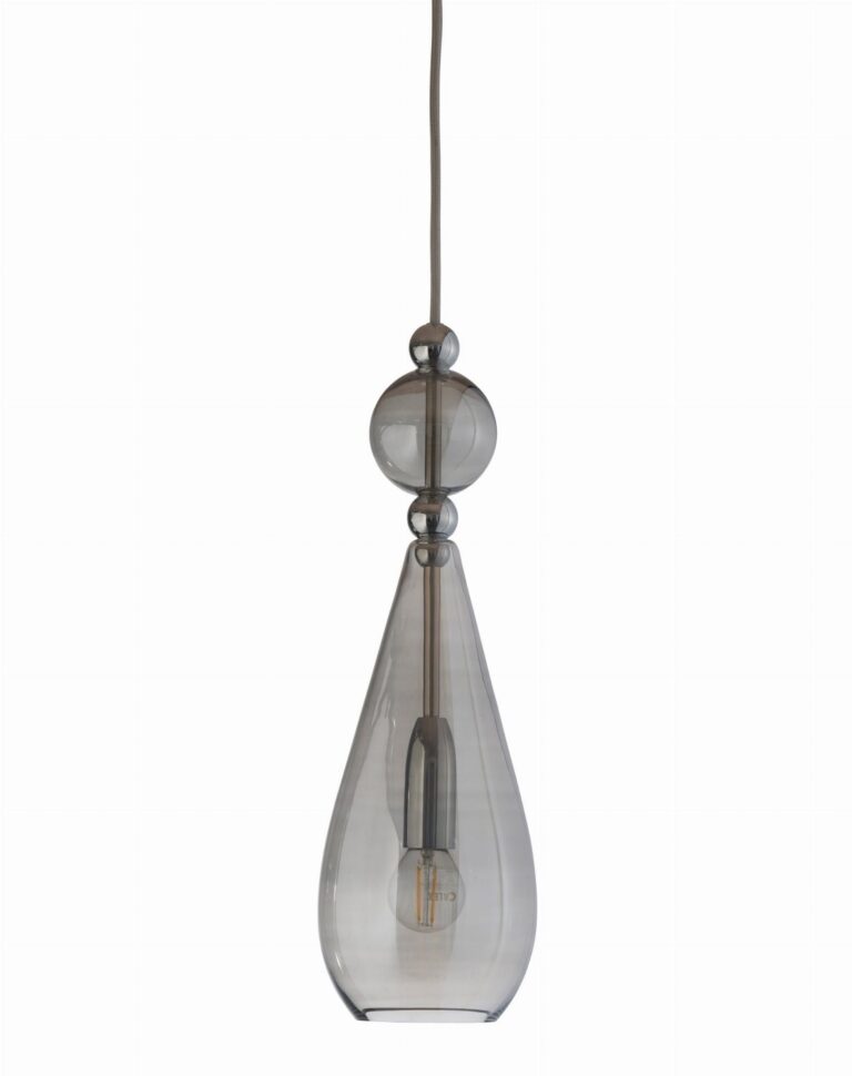 Smykke lampa ścienna smokey grey w crystal ball – Ekskluzywne lampy EBB&FLOW | bihome.pl