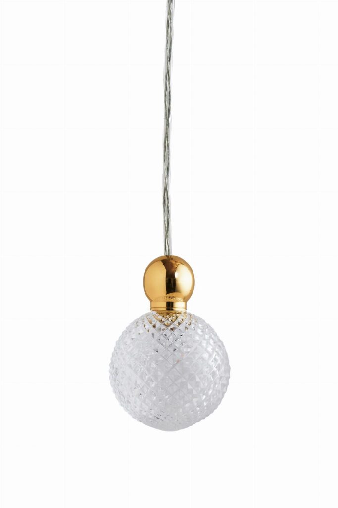Lampa UVA Crystal Mini Check kryształowa EBB&Flow – Lampy UVA | bihome.pl