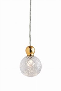 Lampa UVA Crystal Small Check kryształowa EBB&Flow – Lampy UVA | bihome.pl