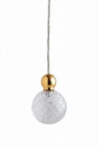 Lampa UVA Crystal Small Check kryształowa EBB&Flow – Lampy UVA | bihome.pl