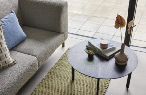 Sofa Moment 3-osobowa szara Hubsch – Sofy i kanapy | bihome.pl