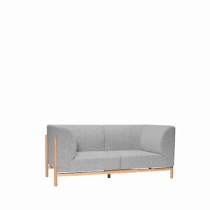 Sofa Moment 2-osobowa szara Hubsch – Sofy i kanapy | bihome.pl