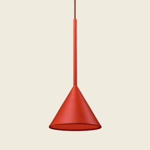 Lampa wisząca Figura Cone ⏀20 cm pomarańczowa Schneid Studio – Lampy wiszące | bihome.pl
