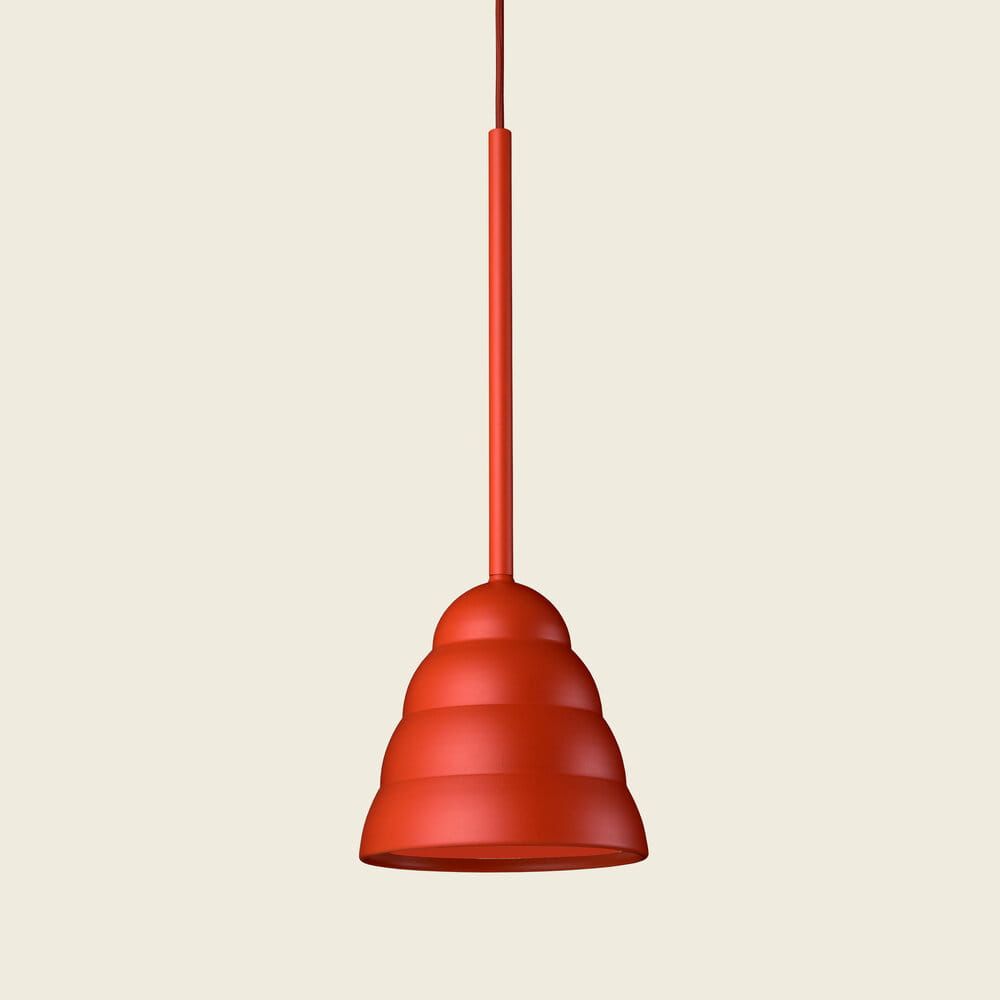 Lampa wisząca Figura Stream ⏀16.5 cm pomarańczowa Schneid Studio – Lampy wiszące | bihome.pl