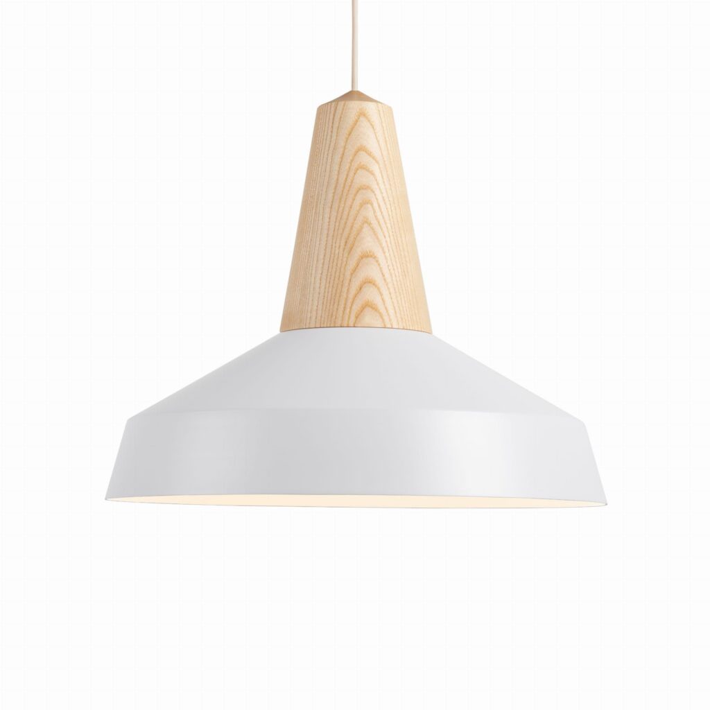 Lampa wisząca Eikon Circus ⏀40 cm biała Schneid Studio – Lampy wiszące | bihome.pl