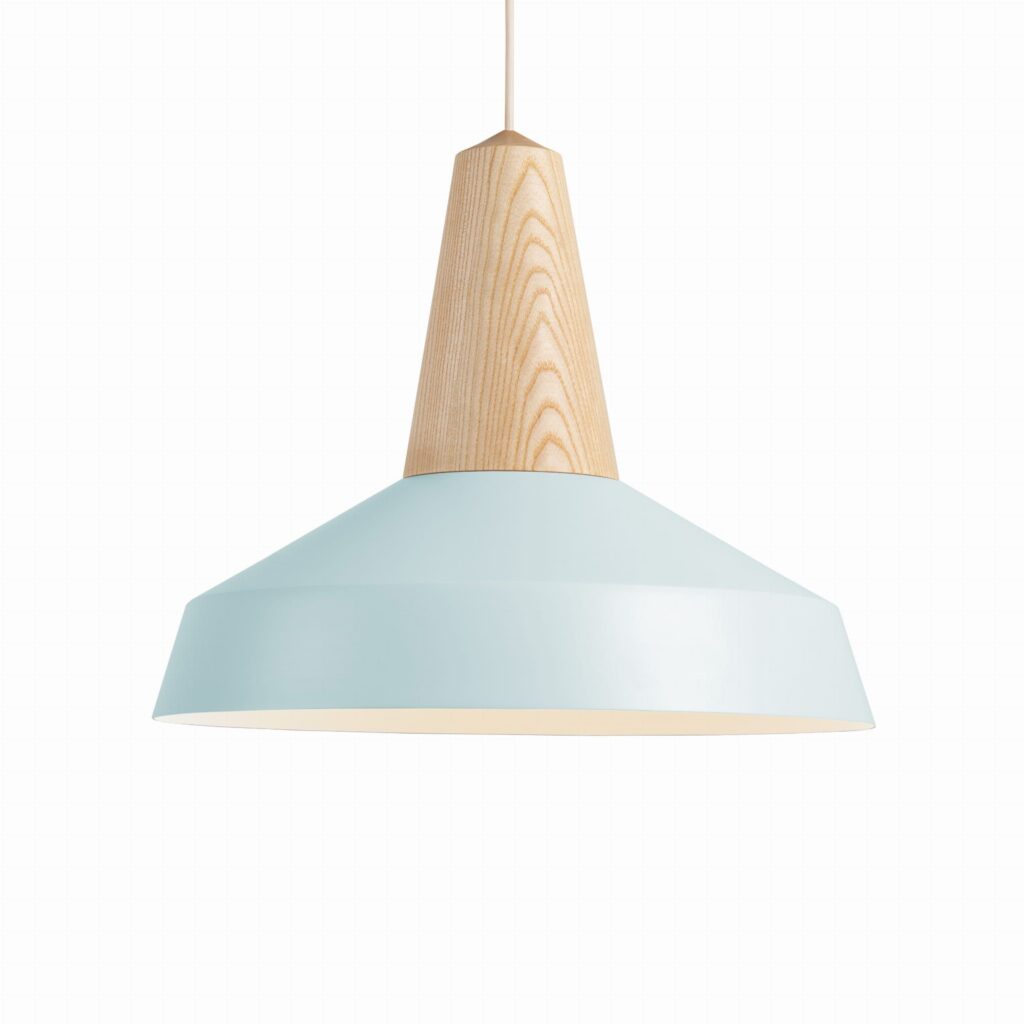 Lampa wisząca Eikon Circus ⏀40 cm błękitna Schneid Studio – Lampy wiszące | bihome.pl