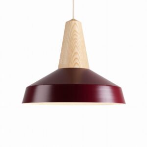 Lampa wisząca Eikon Circus ⏀40 cm burgundowa Schneid Studio – Lampy wiszące | bihome.pl