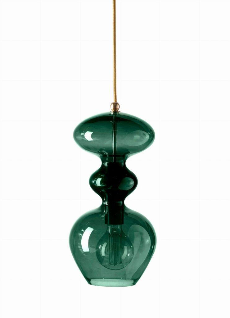 Lampa Futura Ivy-Green Ø18cm szkło Ebb&Flow – Lampy wiszące | bihome.pl