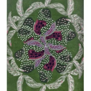 Dywan wełniany Oasis green 170x240cm Finarte – Dywany wełniane | bihome.pl