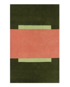 Dywan wełniany Jade green-pink Finarte – Dywany wełniane | bihome.pl