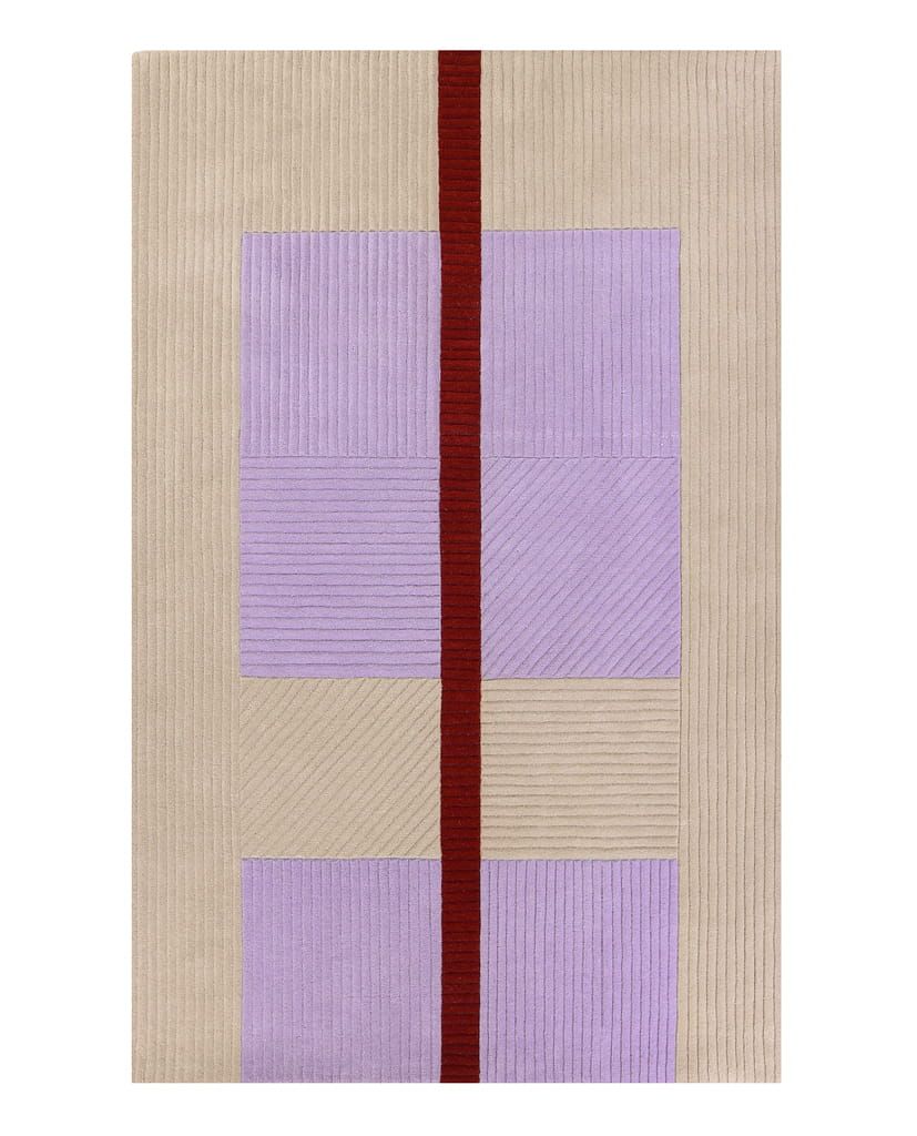 Dywan wełniany Ametisti beige-blue Finarte – Dywany wełniane | bihome.pl