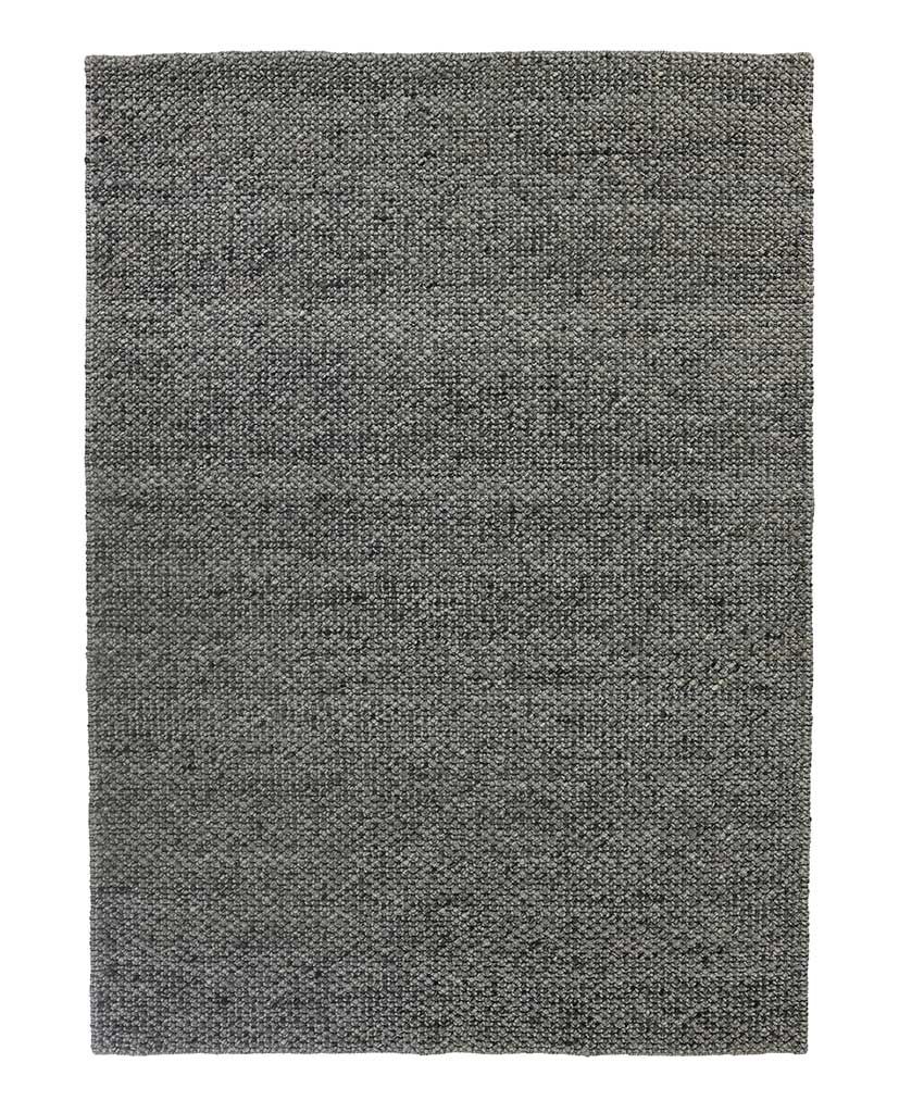 Dywan wełniany Keto dark grey Finarte – Dywany wełniane | bihome.pl