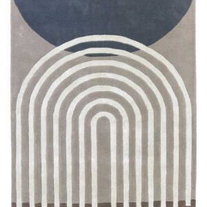 Dywan wełniany Atrium grey 170x240 cm Finarte – Dywany wełniane | bihome.pl