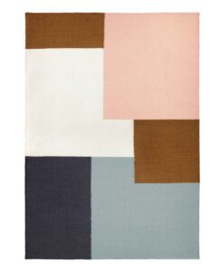 Dywan wełniany Kortteli grey-pink 140x200 cm Finarte – Dywany wełniane | bihome.pl