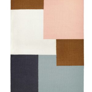 Dywan wełniany Kortteli grey-pink 140x200 cm Finarte – Dywany wełniane | bihome.pl