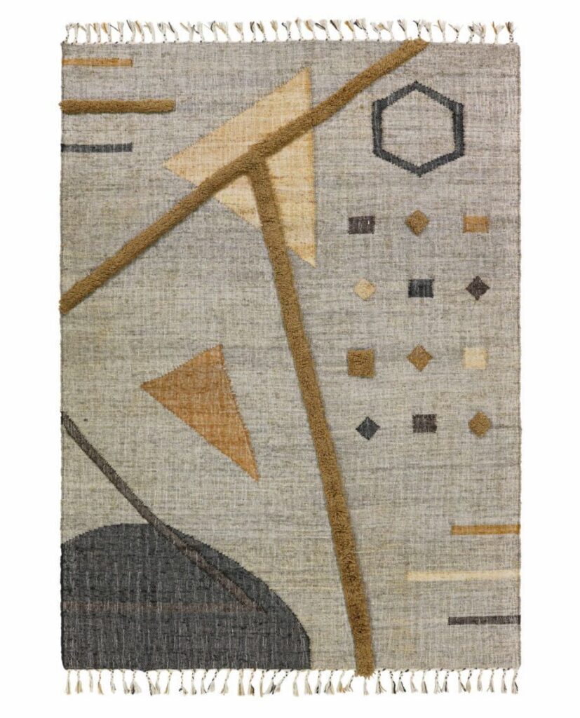 Dywan Helix grey 170x240 Finarte – Dywany juta | bihome.pl