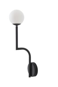 Lampa ścienna Mobil 46 czarna włącznik w oprawie Pholc – Lampy ścienne | bihome.pl