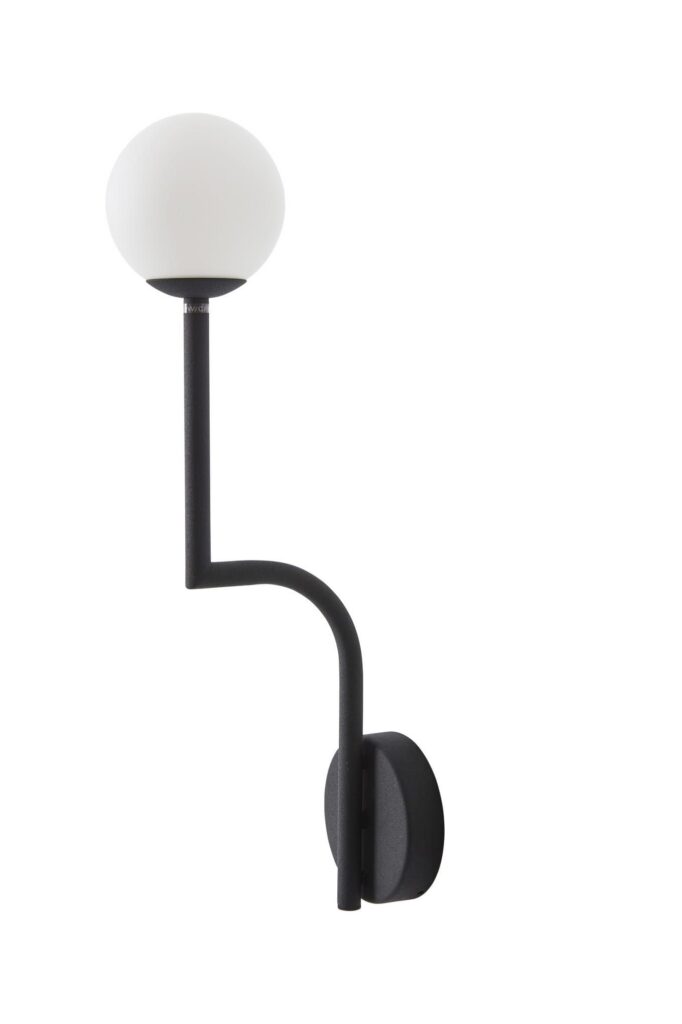 Lampa ścienna Mobil 46 czarna włącznik w oprawie Pholc – Lampy ścienne | bihome.pl