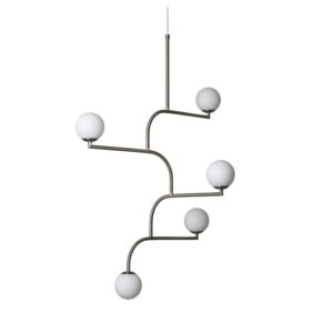 Lampa wisząca Mobil 100 nikiel opal Pholc – Lampy wiszące | bihome.pl