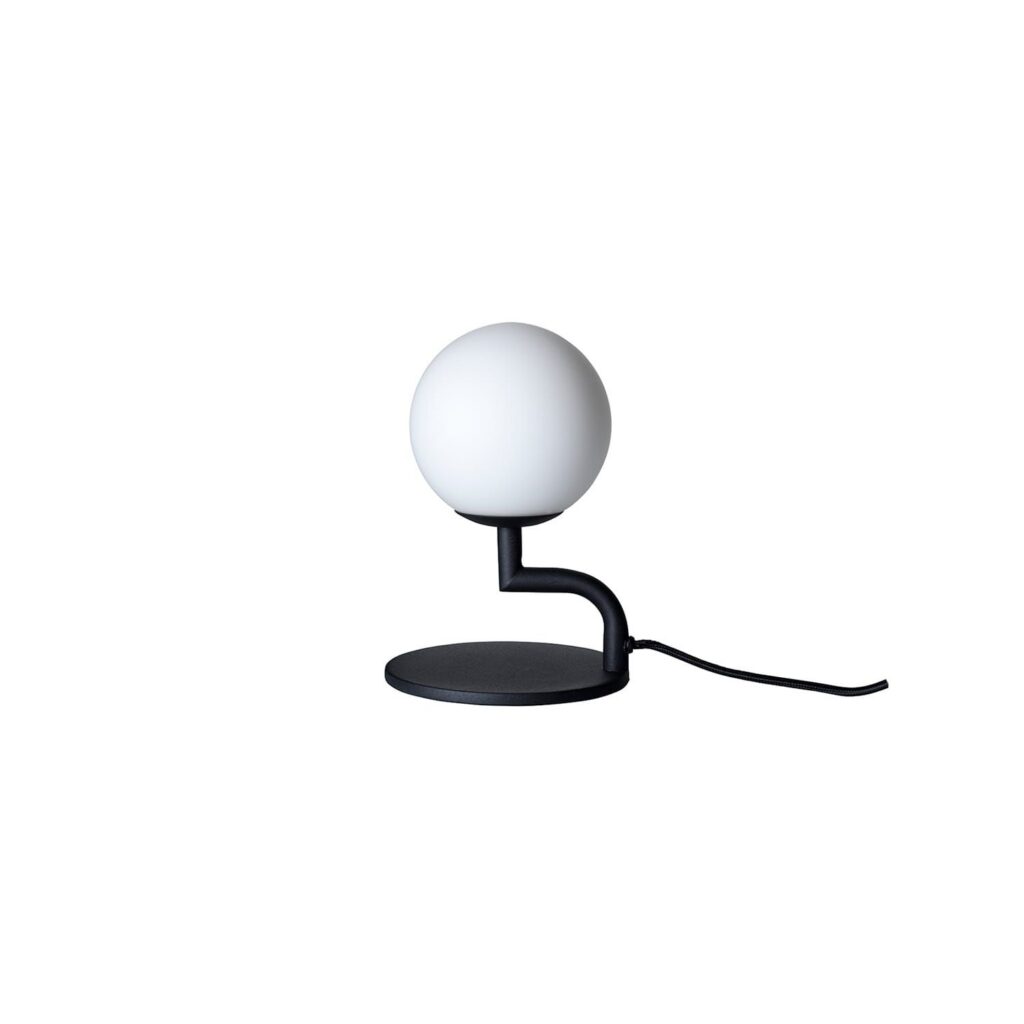 Lampa stołowa Mobil 18 czarna opal Pholc – Lampy stołowe | bihome.pl