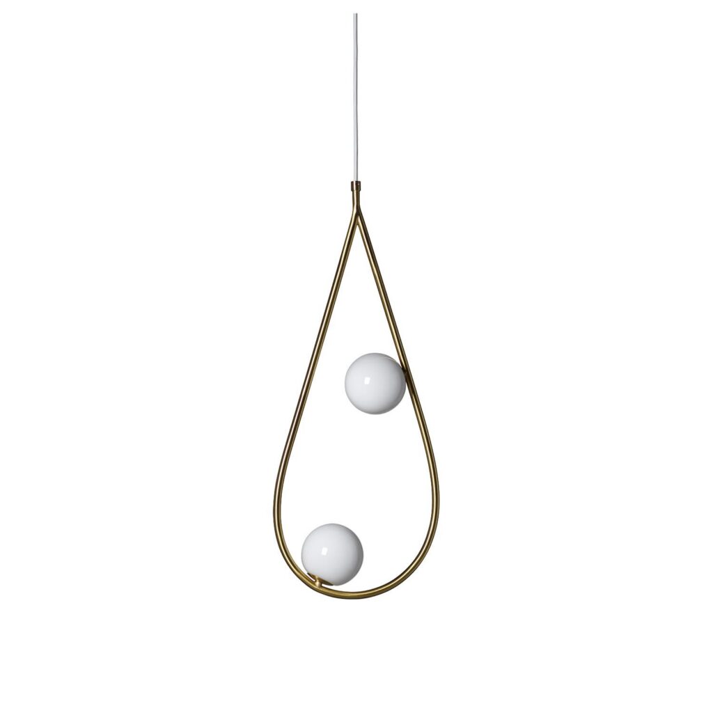 Lampa wisząca Pearls 65 mosiądz opal Pholc – Lampy wiszące | bihome.pl