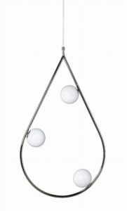 Lampa wisząca Pearls 80 nikiel opal Pholc – Lampy wiszące | bihome.pl