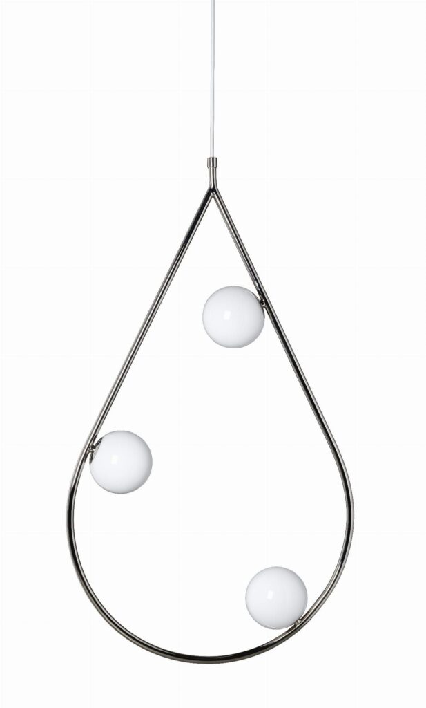 Lampa wisząca Pearls 80 nikiel opal Pholc – Lampy wiszące | bihome.pl