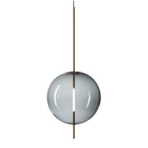 Lampa wisząca Kandinsky 45 dymiony szary mosiądz Pholc – Lampy wiszące | bihome.pl