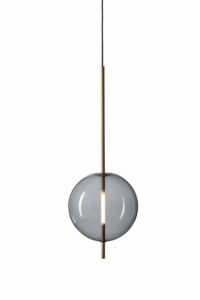 Lampa wisząca Kandinsky 30 dymiony szary mosiądz Pholc – Lampy wiszące | bihome.pl