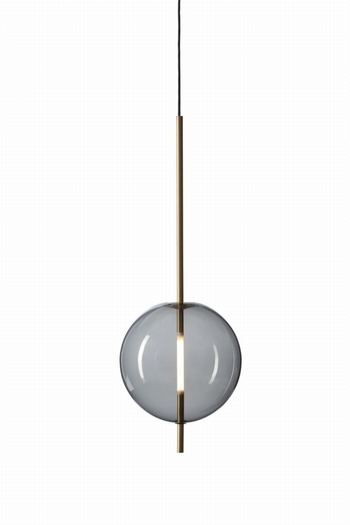 Lampa wisząca Kandinsky 30 dymiony szary mosiądz Pholc – Lampy wiszące | bihome.pl