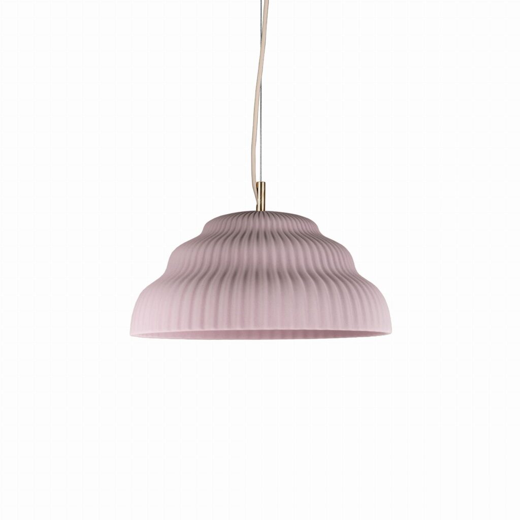 Lampa wisząca Kaskad Pink ⏀36 cm Schneid Studio – Lampy wiszące | bihome.pl