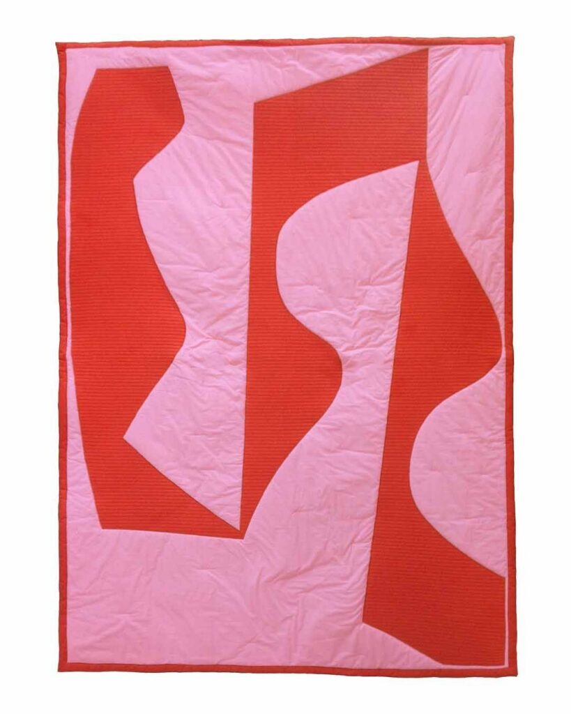 Narzuta MAININKI pink-red Finarte – Tekstylia | bihome.pl