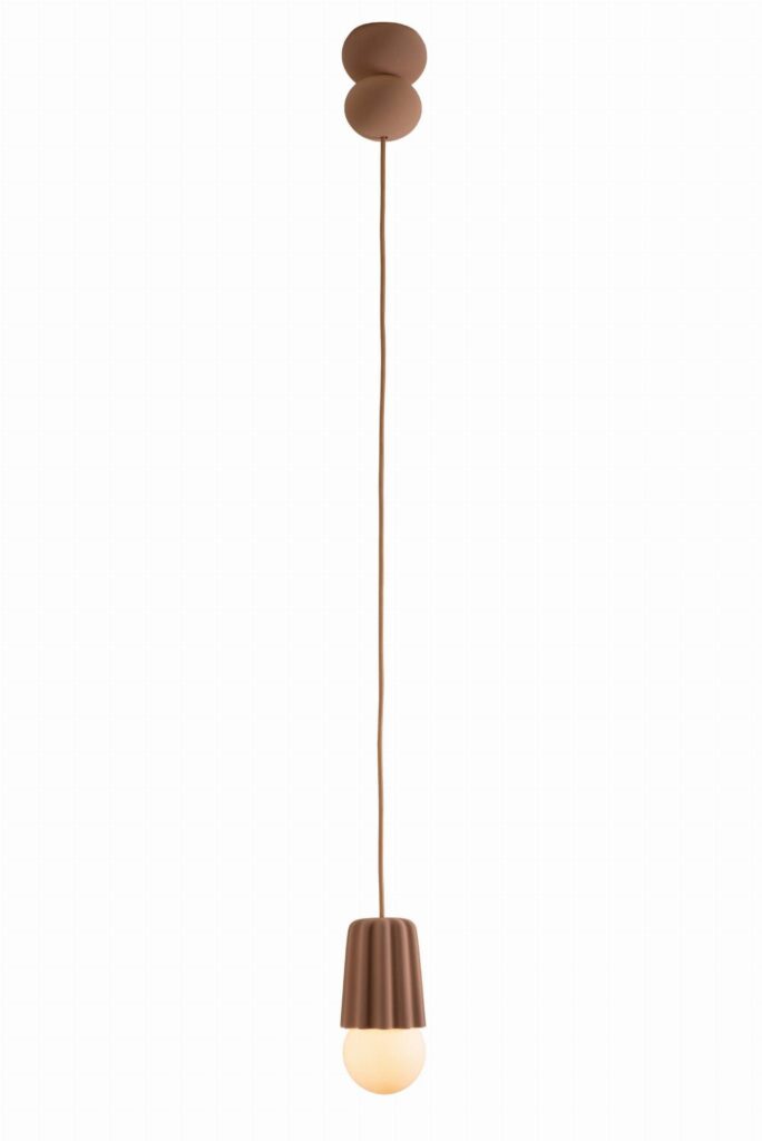 Lampa wisząca Stucco no1 ⏀10 cm Clay Schneid Studio – Lampy wiszące | bihome.pl