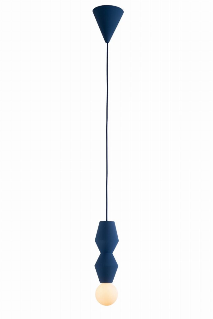 Lampa wisząca Stucco no2 ⏀10.5 cm Lapis Blue Schneid Studio – Lampy wiszące | bihome.pl