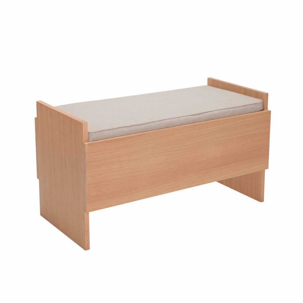 Ławka Forma szara Hubsch – Ławki | bihome.pl