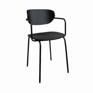 Krzesło Arch czarne Hubsch – Krzesła | bihome.pl