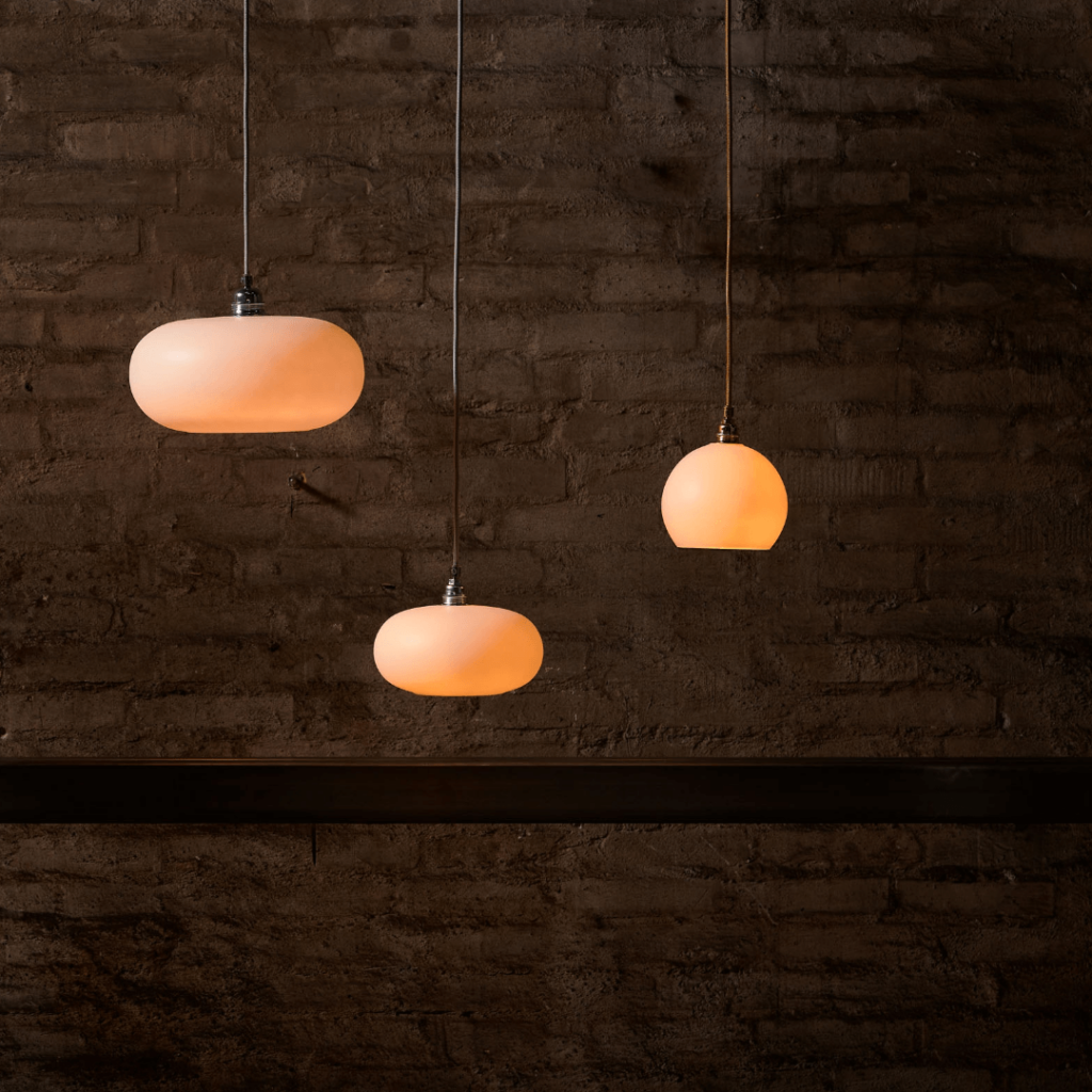 Lampa Rowan Earl Grey szkło Ebb&Flow