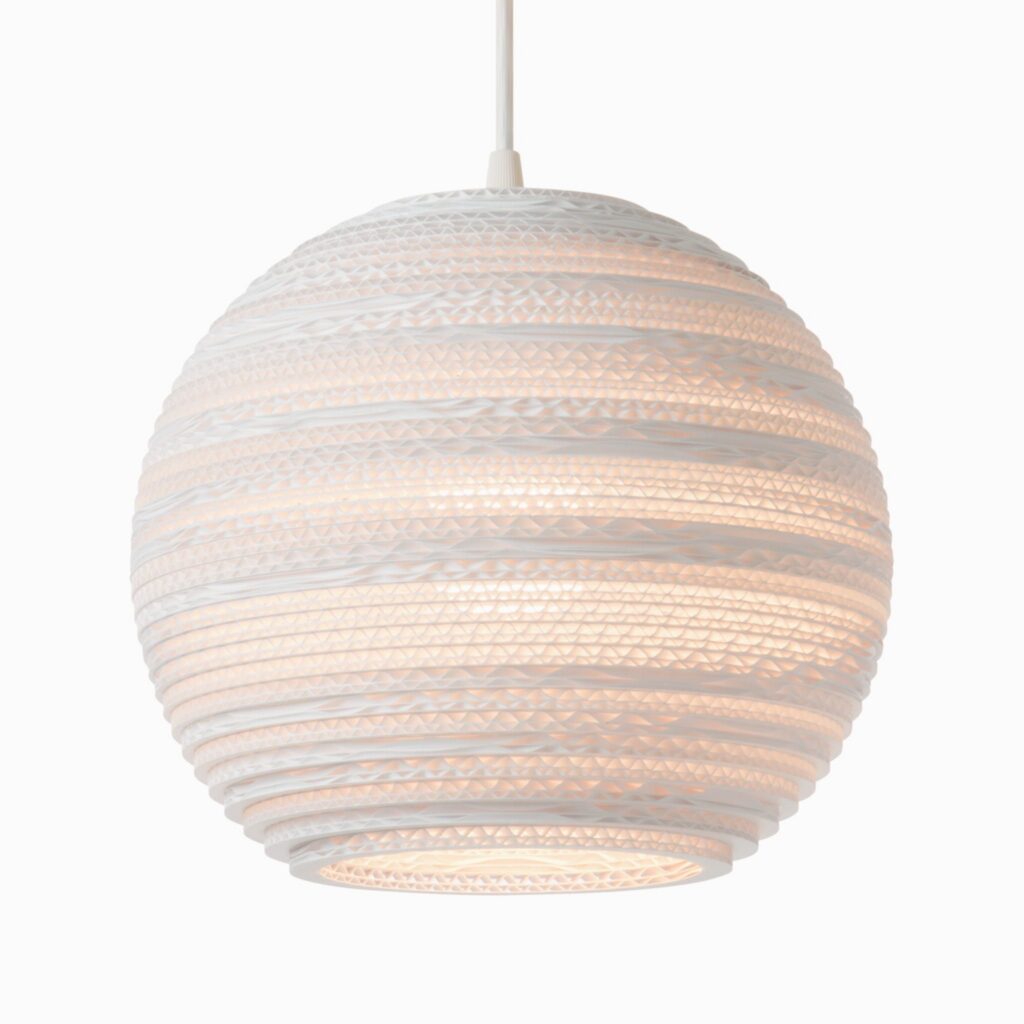 Lampa Wisząca Scraplight Moon biała Graypants – Lampy wiszące | bihome.pl