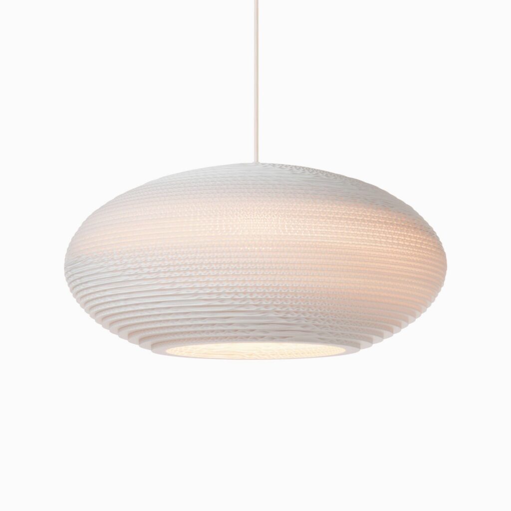 Lampa Wisząca Scraplight Disc biała Graypants – Lampy wiszące | bihome.pl