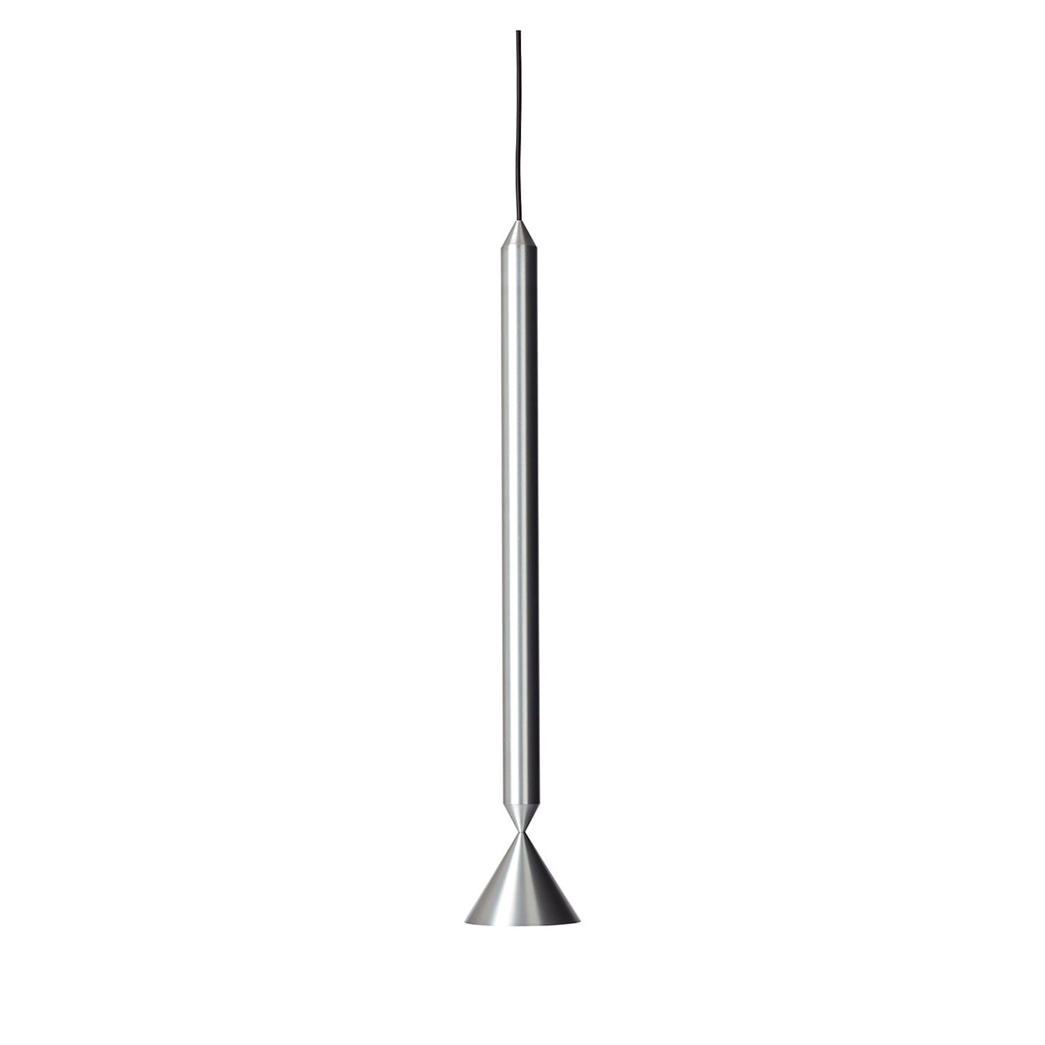 Szwedzka lampa wisząca Pholc Apollo 59 szczotkowane aluminium